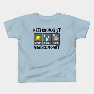 Meteorologist Weather Prophet Kids T-Shirt